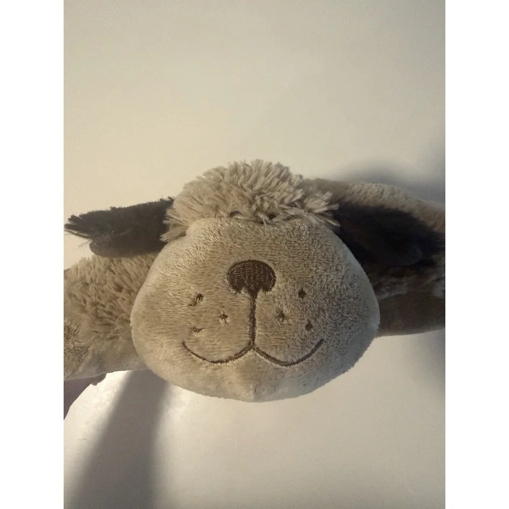 Pillow Pets Pee-wee Pee-wees Dog Plush Pillow Brown/Beige 100% Polyester